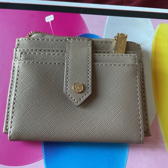 Anne Klein Beige Folded Wallet - Picture 1 of 3
